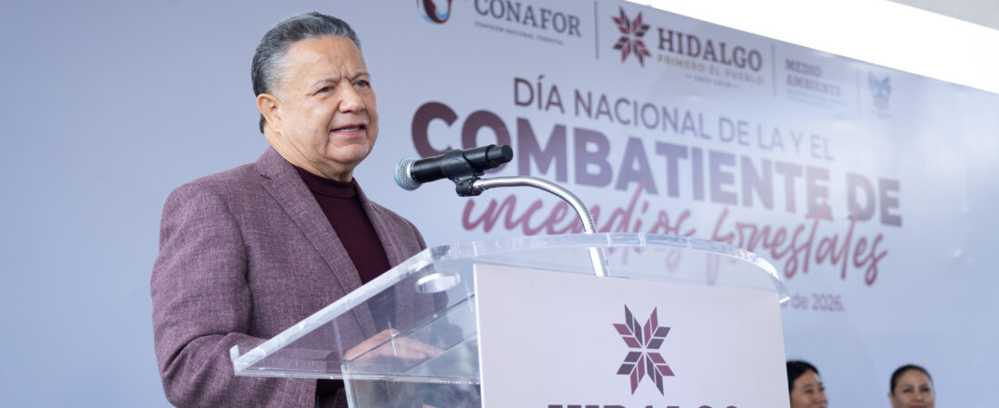 Julio Menchaca enaltece labor de combatientes de incendios forestales