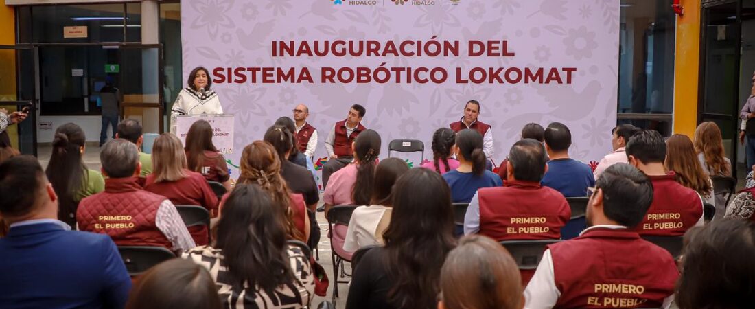 DIF Hidalgo adquiere tecnología robótica para rehabilitación.