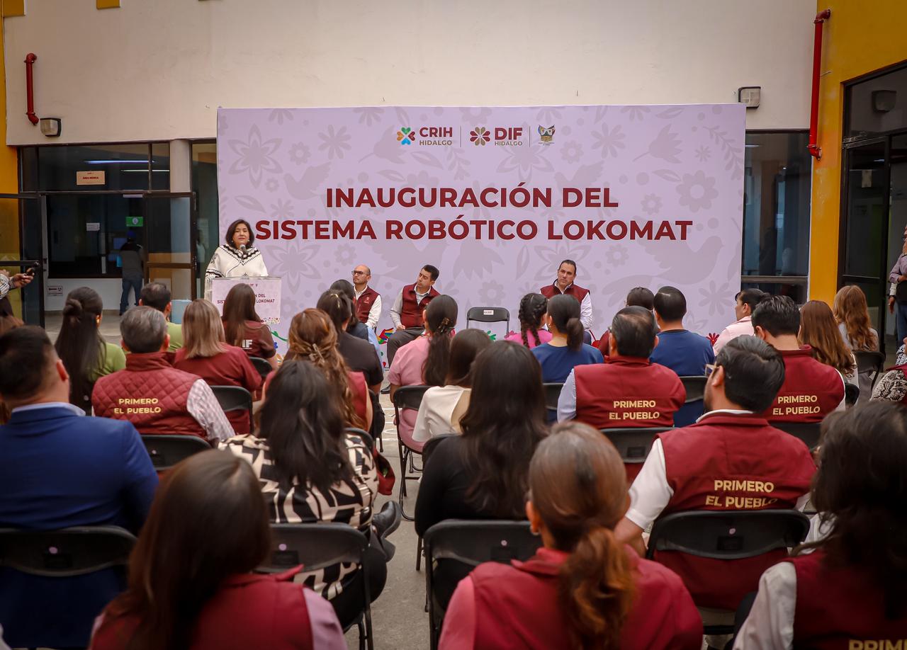 DIF Hidalgo adquiere tecnología robótica para rehabilitación.